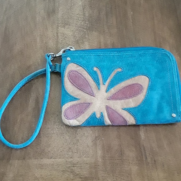 Fossil Handbags - Fossil Leather Butterfly Wristlet Fossil Handbags - Fossil Leather Butterfly Wristlet